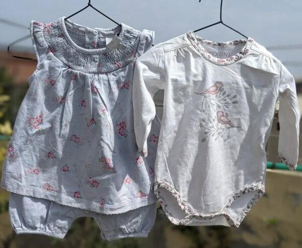 Floral Baby Romper Set