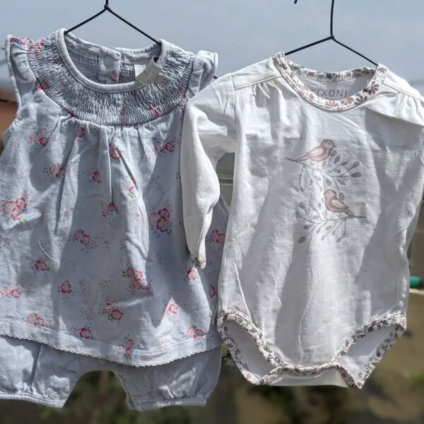 Floral Baby Romper Set