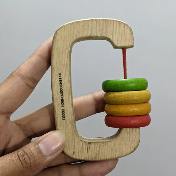 Wooden Baby Rattle