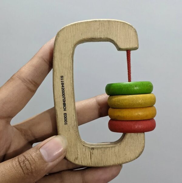 Wooden Baby Rattle