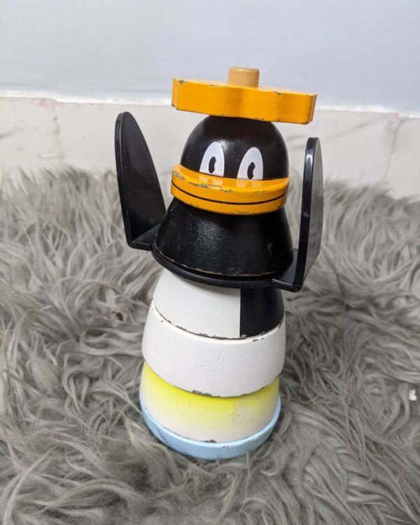 Wooden Penguin Stacker