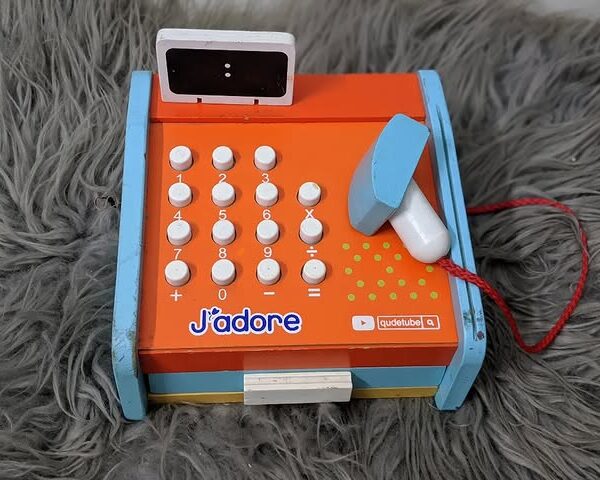 Wooden Play Cash Register