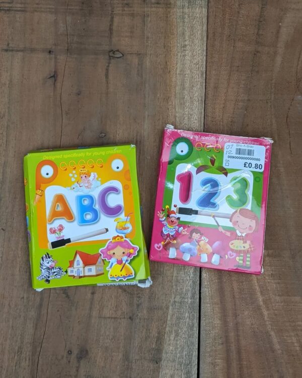 Reusable Alphabet & Counting Flash Cards