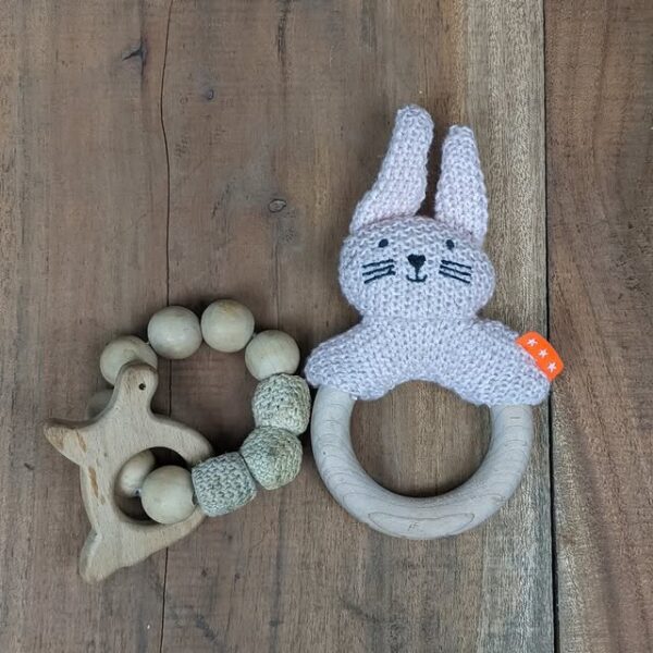 Wooden teethers set