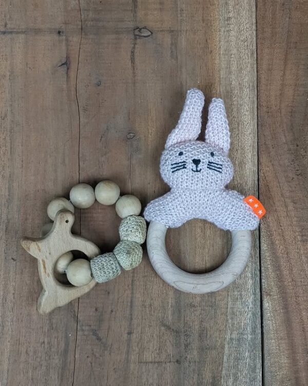 Wooden teethers set