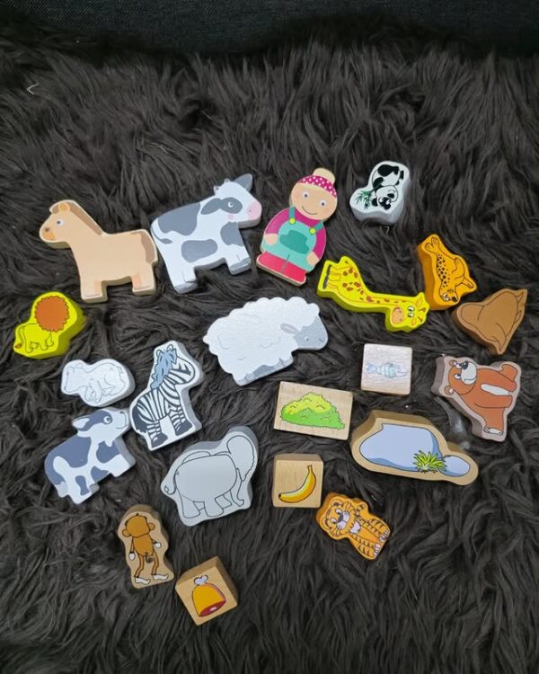 Wooden Farm Pretend Play Set