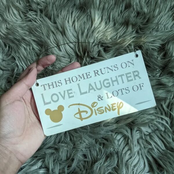 Disney Wooden Plaque