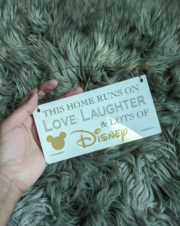 Disney Wooden Plaque