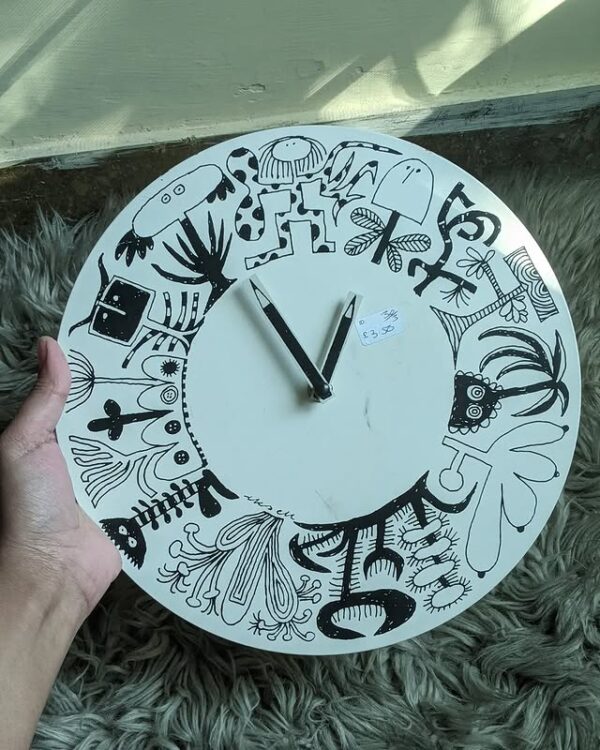 IKEA Metal kids room wall clock