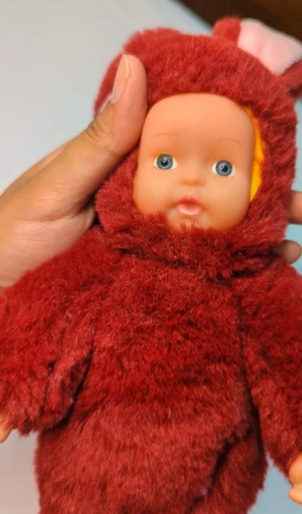 Fluffy baby doll