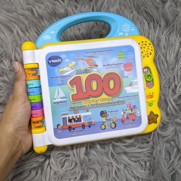 V tech-100 words book