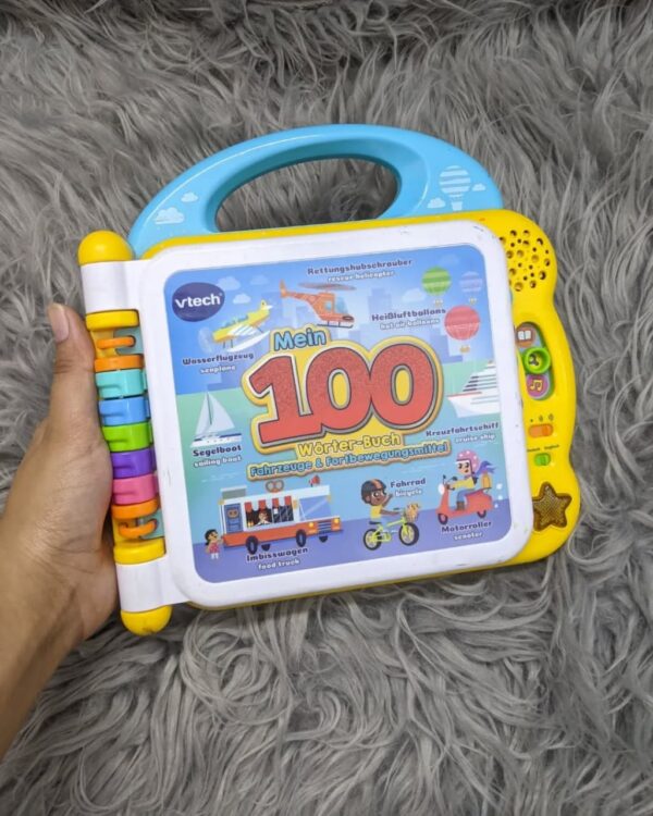 V tech-100 words book