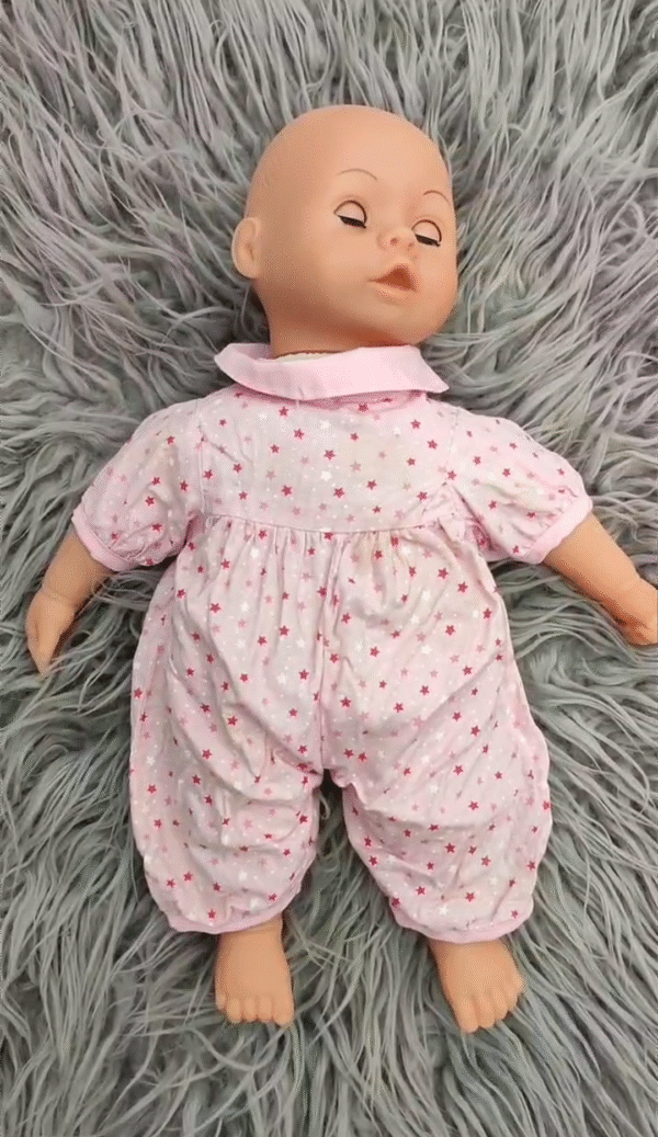 Baby doll with rattle feeder - Image 2