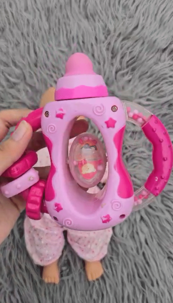 Baby doll with rattle feeder - Image 3