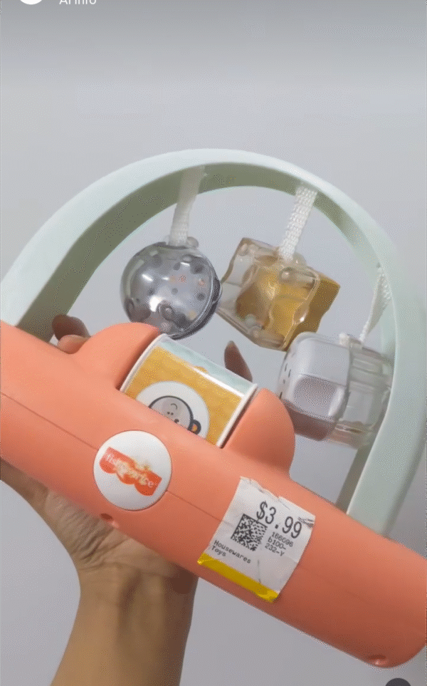 Table rattle attachment -fisherprice
