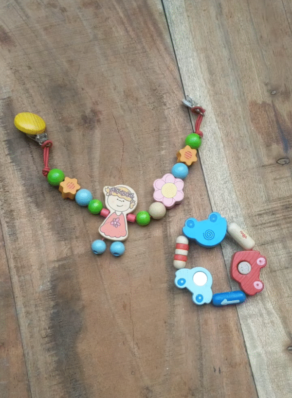 Pacifier holder + teether