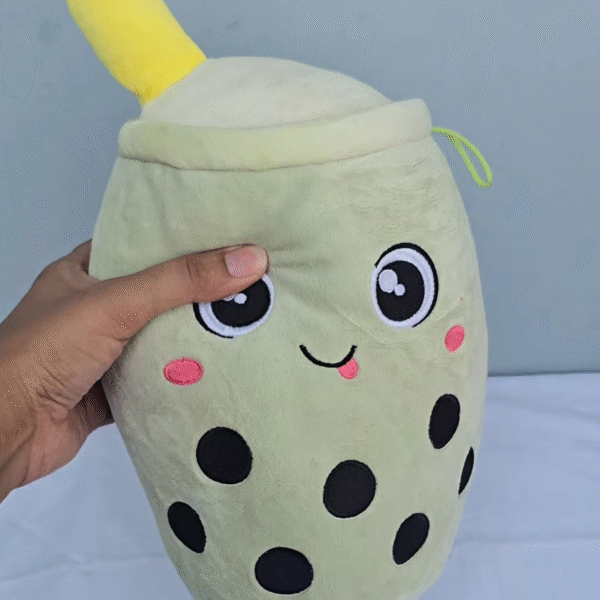 Boba tea plush decor
