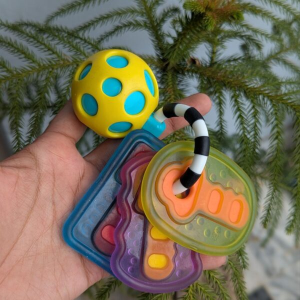 Silicone teether