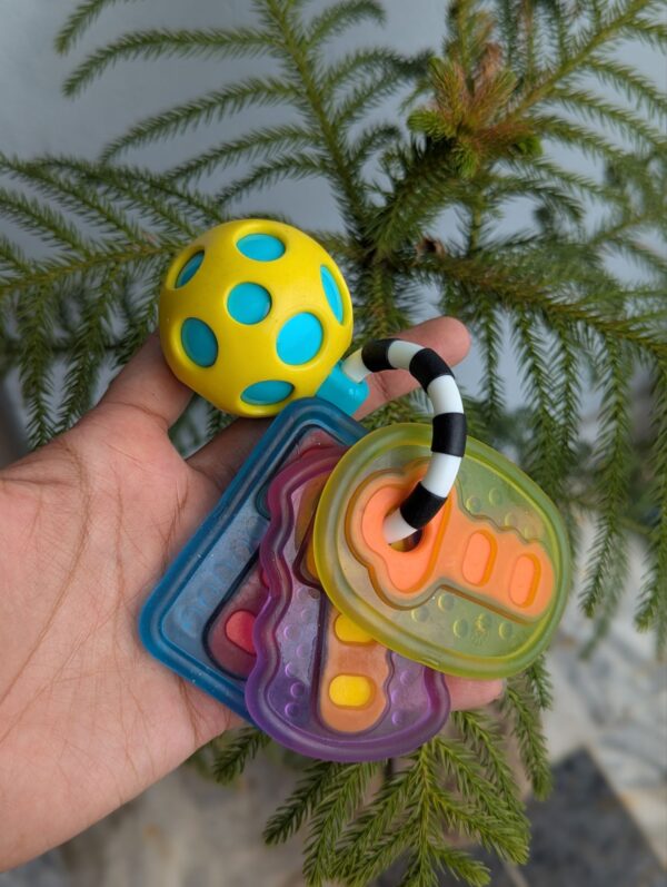 Silicone teether