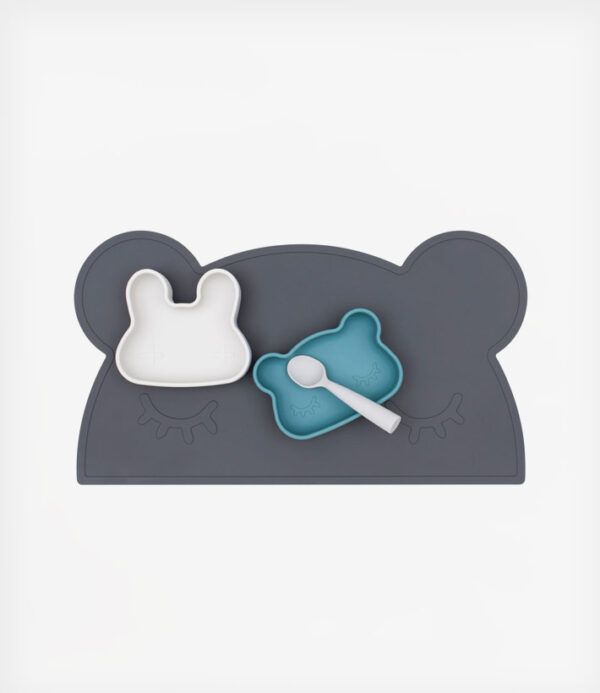 Bear Placemat Blue (silicone placemat) - Image 2