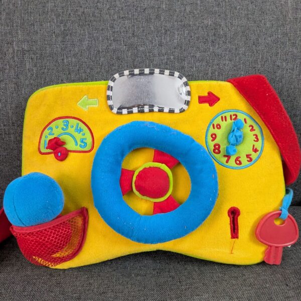 Plush steering attachment