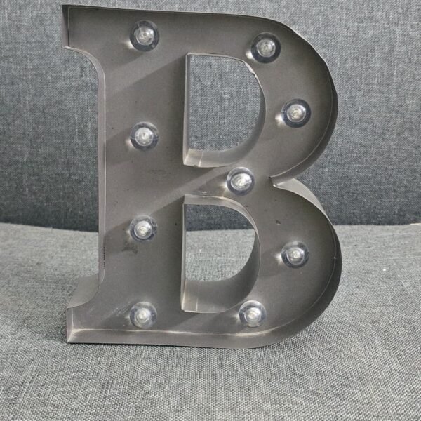LED decor light letter "B"