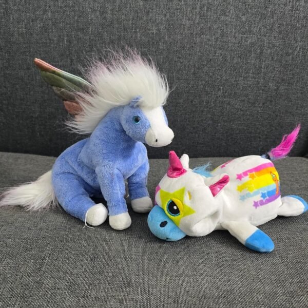 Pack of 2 unicorn beads plush