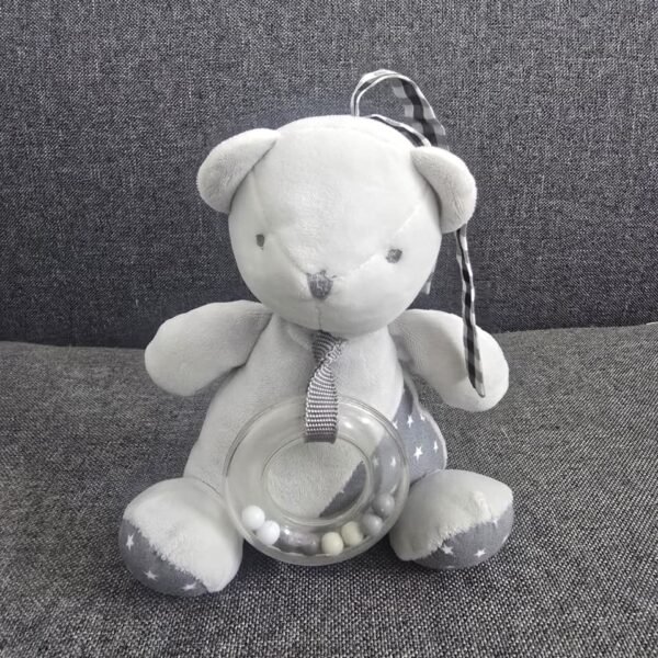 Grey Bertie baby teddy bear